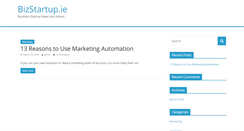 Desktop Screenshot of bizstartup.ie