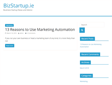 Tablet Screenshot of bizstartup.ie